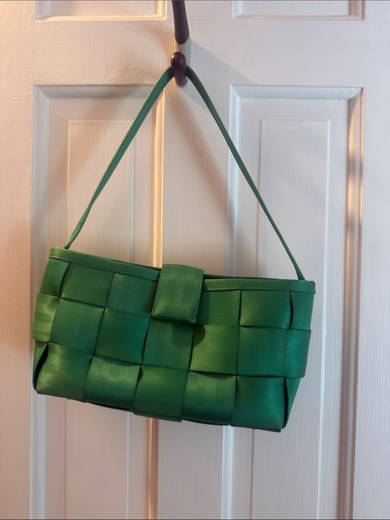 Harveys Handbags - Harveys Green Woven Shoulder Bag
